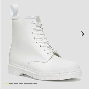 White Doc Martens with slight wear